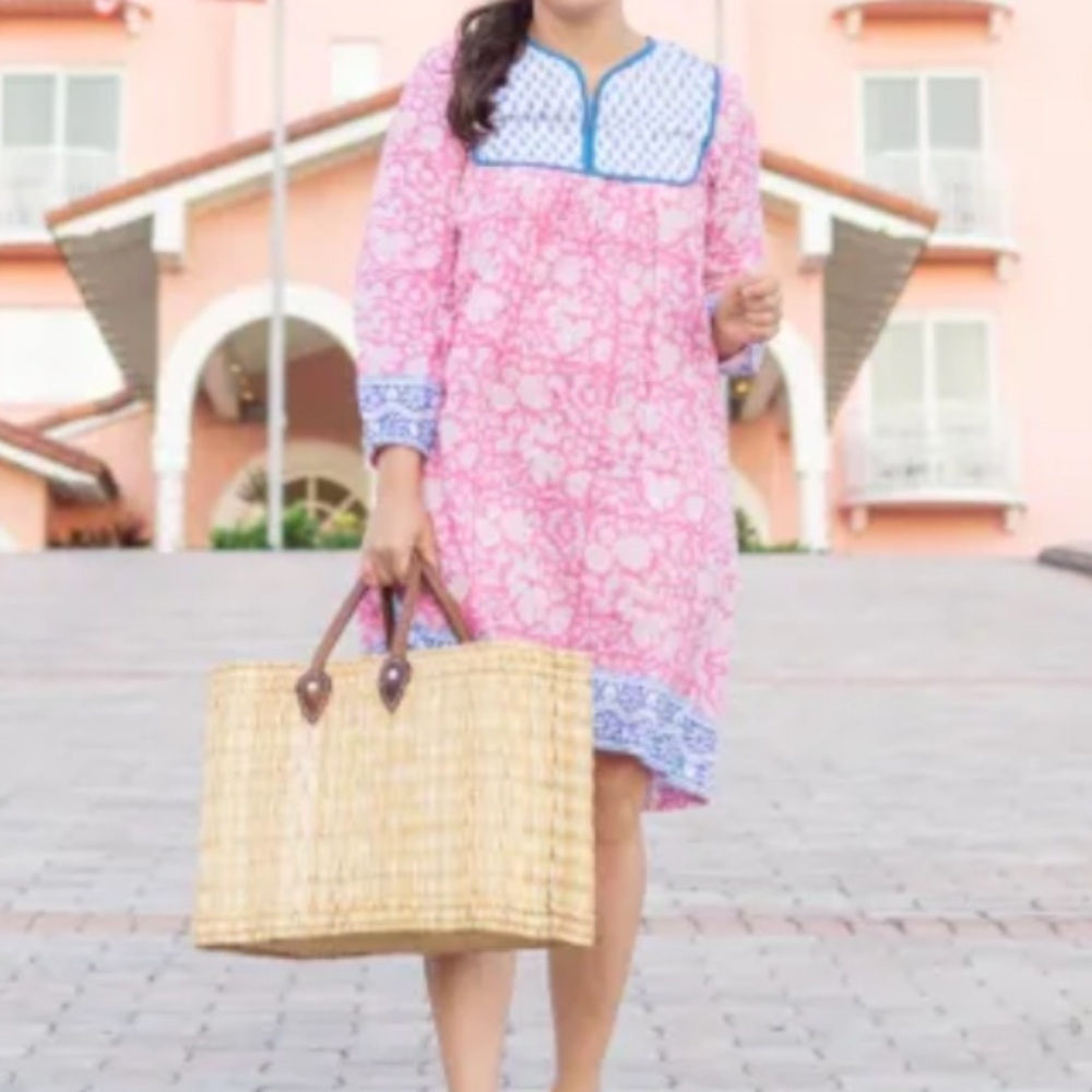 SZ Blockprints Jaipur Caftan Dress